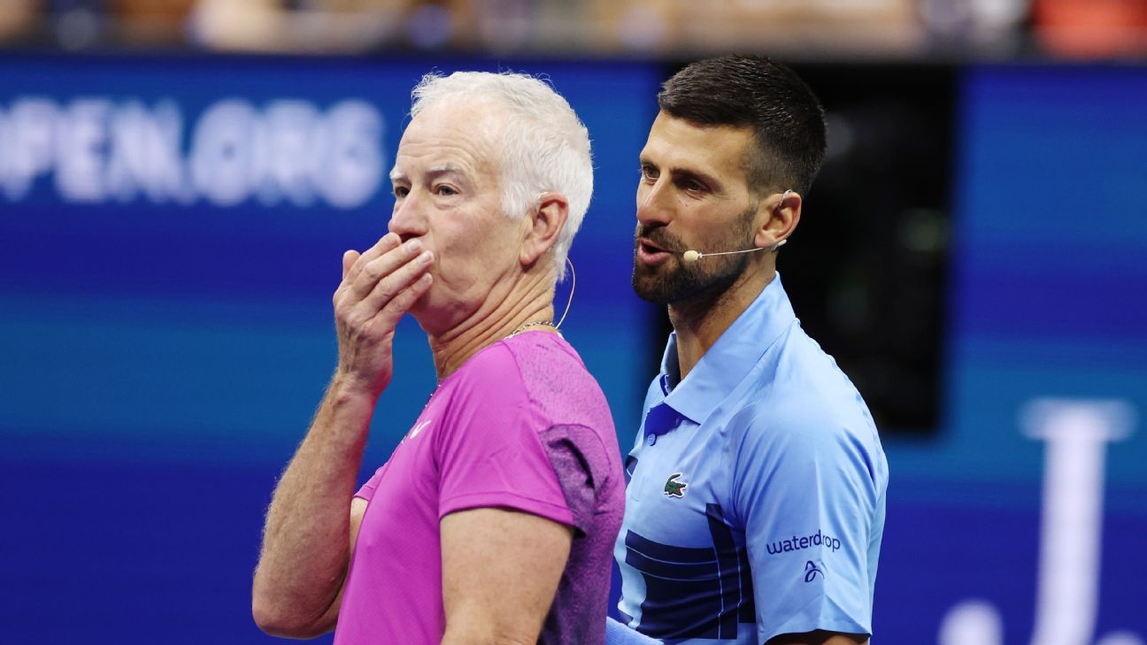 John McEnroe : "J'espère voir Djokovic champion à l'Open d'Australie"