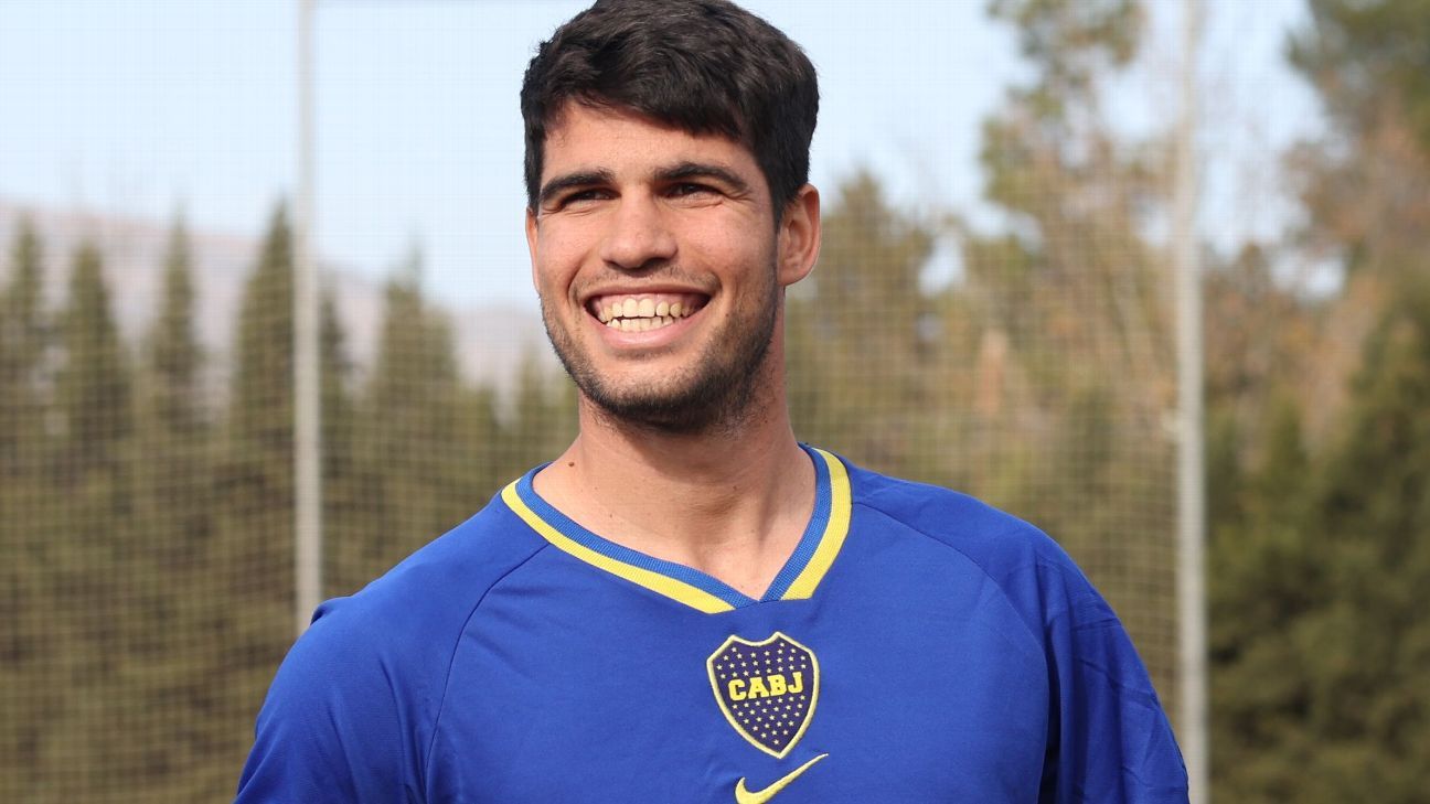 L'histoire d'amour entre Carlos Alcaraz et Boca Juniors