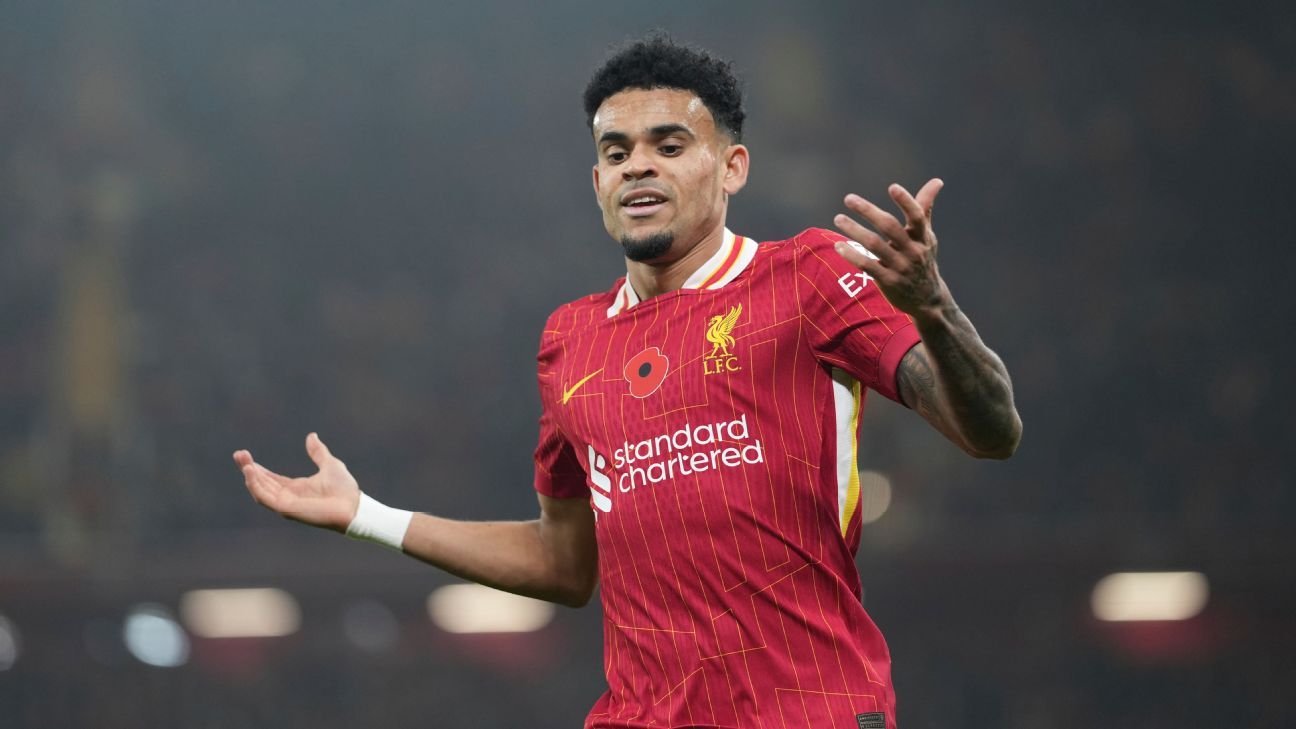 Les chiffres incroyables de Luis Díaz avec Liverpool en 2024