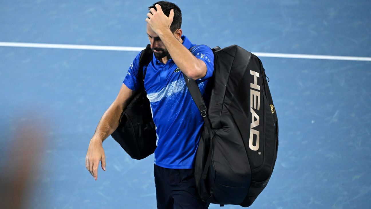 Voici à quoi ressemblait le classement ATP après la défaite de Djokovic à Brisbane