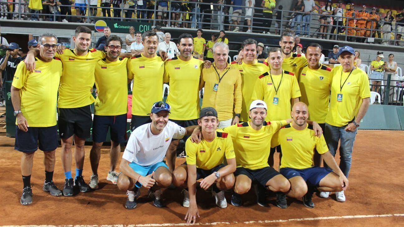 Coupe Davis: la Colombie a souffert pour vaincre la Barbade à domicile et rêve des qualifications