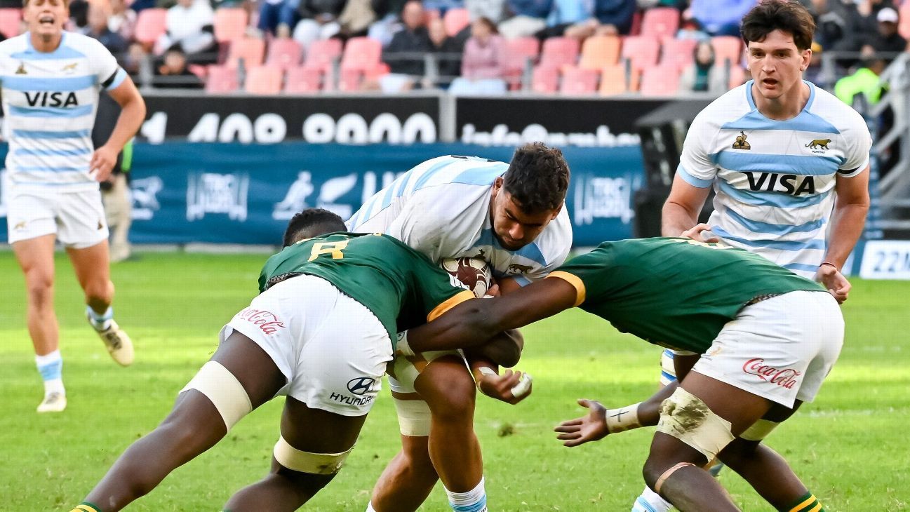 Les Pumitas sont tombés en Afrique du Sud par 36-25, lors des débuts du Championnat de rugby M20
