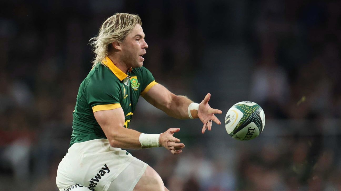 Les chiffres absents de l'équipe de Springboks pour le championnat de rugby