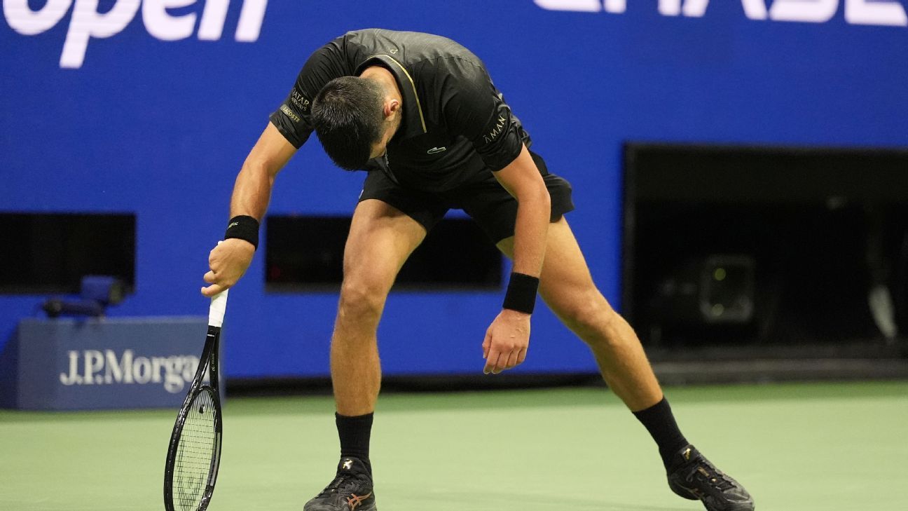 Alerte djokovic: noyée et avec des problèmes physiques, il a dû demander l'entrée du physio à l'US Open