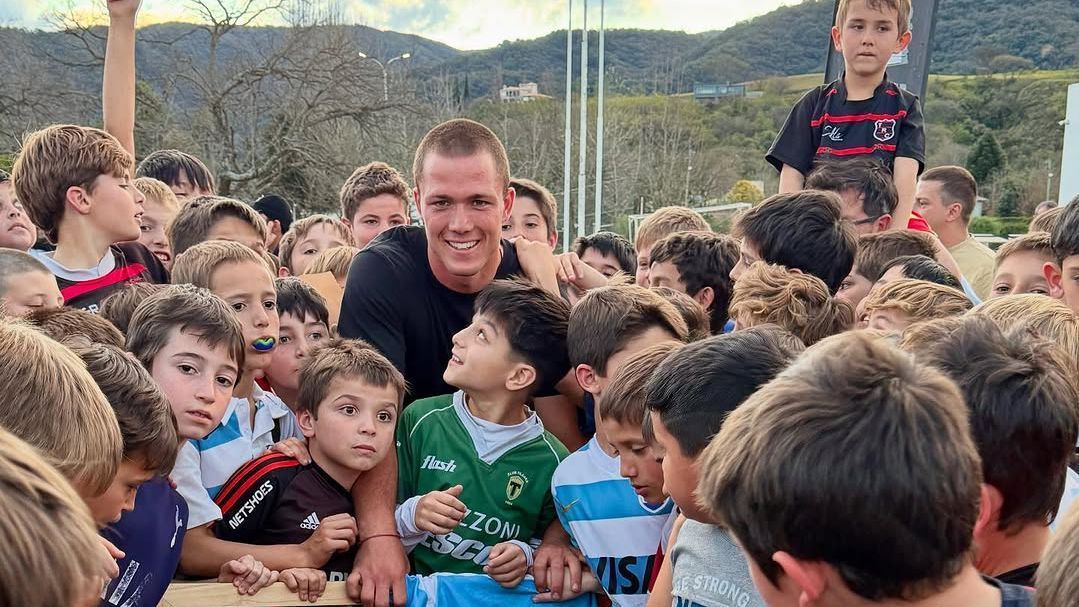 Après ses débuts à Los Pumas: le geste émotionnel de Benjamín Elizalde avec son club