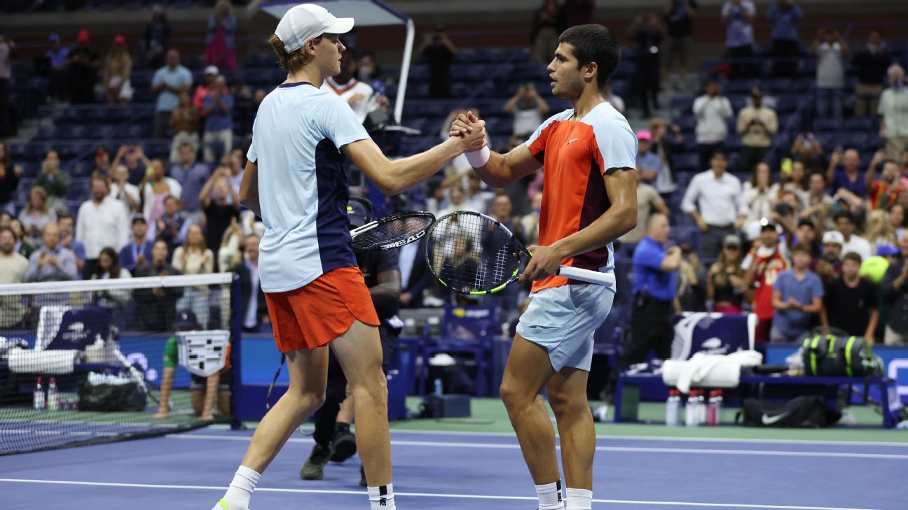 Avec Alcaraz, Sinner et Djokovic, c'était l'image principale de l'US Open 2025