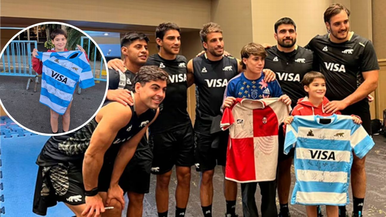 Histoire émouvante de Tomás: une chemise a été volée et les Pumas ont rendu le meilleur cadeau
