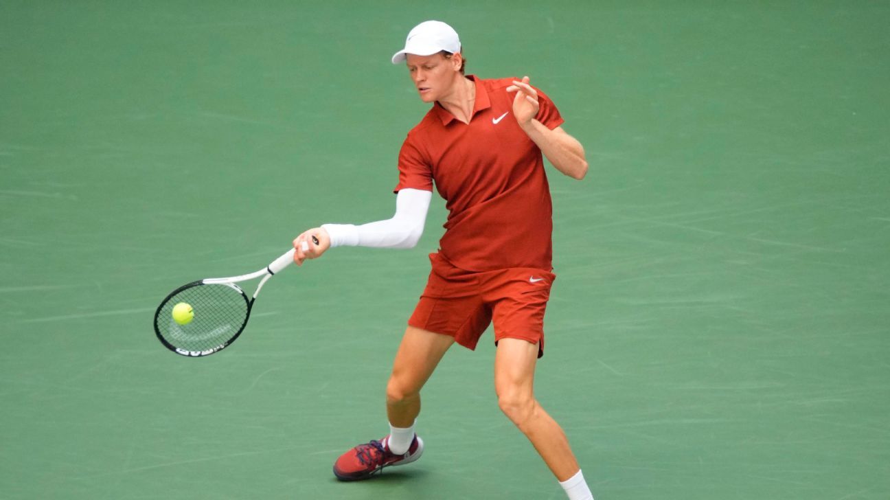 Sinner n'a donné que 4 matchs et a commencé avec toute la défense du titre à l'US Open