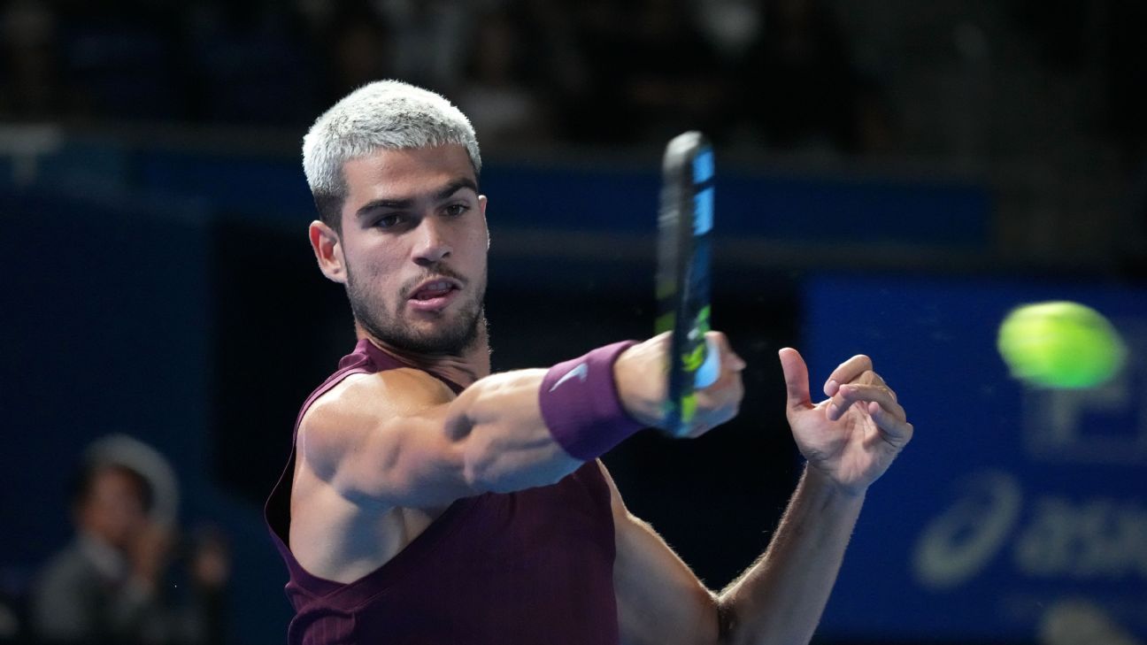 Alcaraz et un début quelque peu robuste pour avancer dans l'ATP 500 Tokio