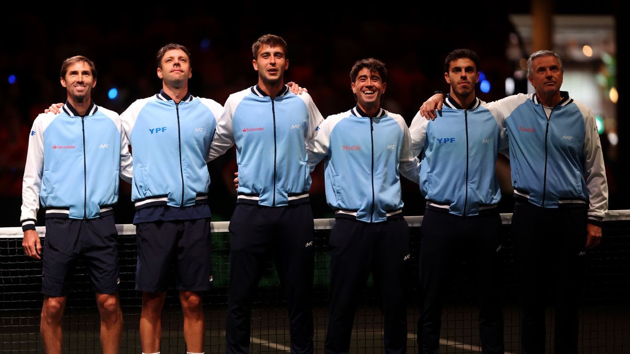 Avec l'Argentine classé, tous les pays qui sont entrés dans le 8e de la Coupe Davis 2025