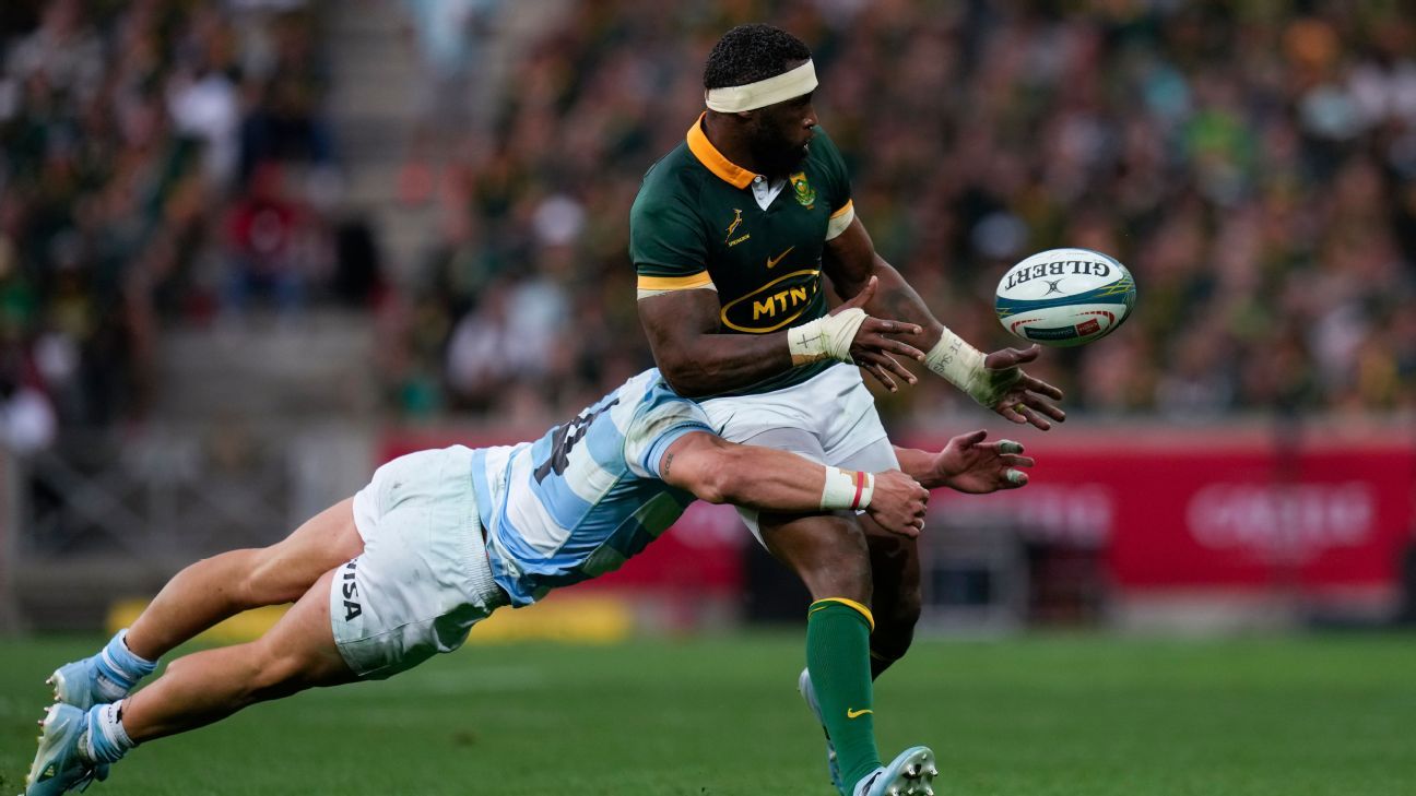 Avec l'expérience, la formation de l'Afrique du Sud pour recevoir les Pumas pour le championnat de rugby