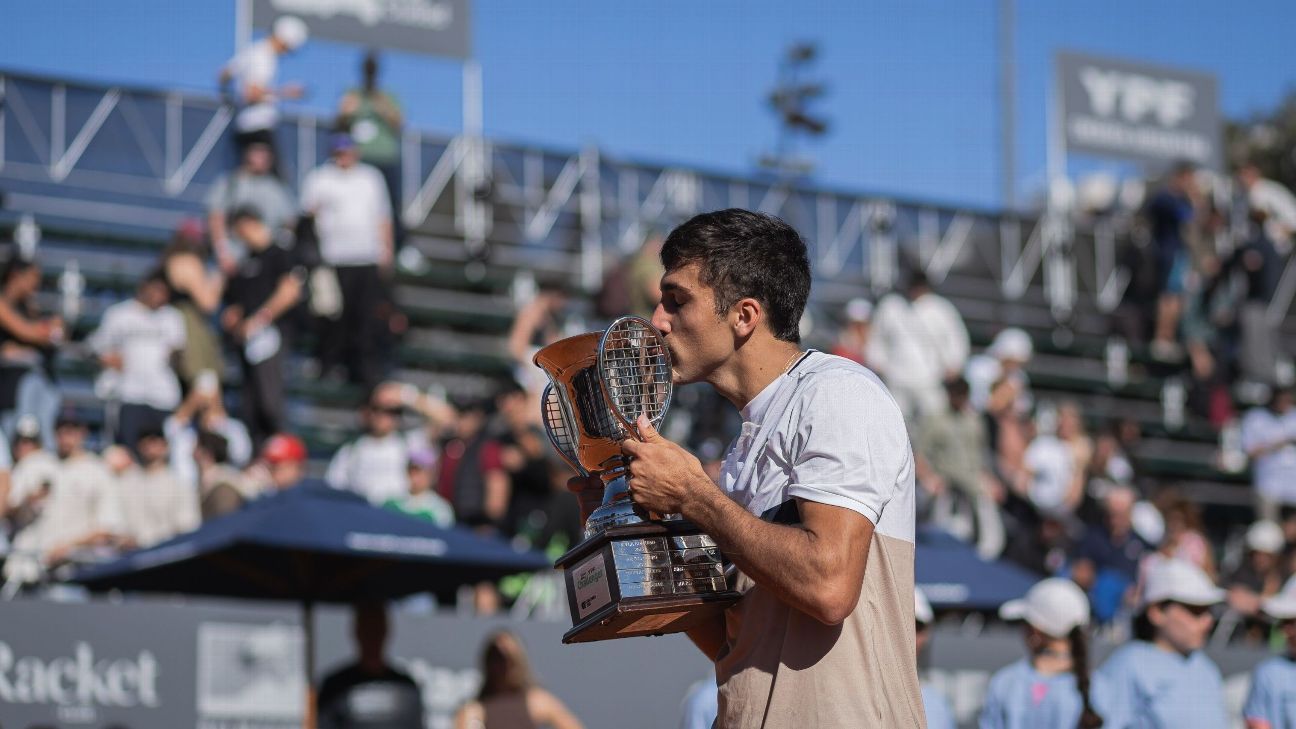 C'était le classement mondial de l'ATP de Román Burruchaga après son titre au Challenger à Buenos Aires