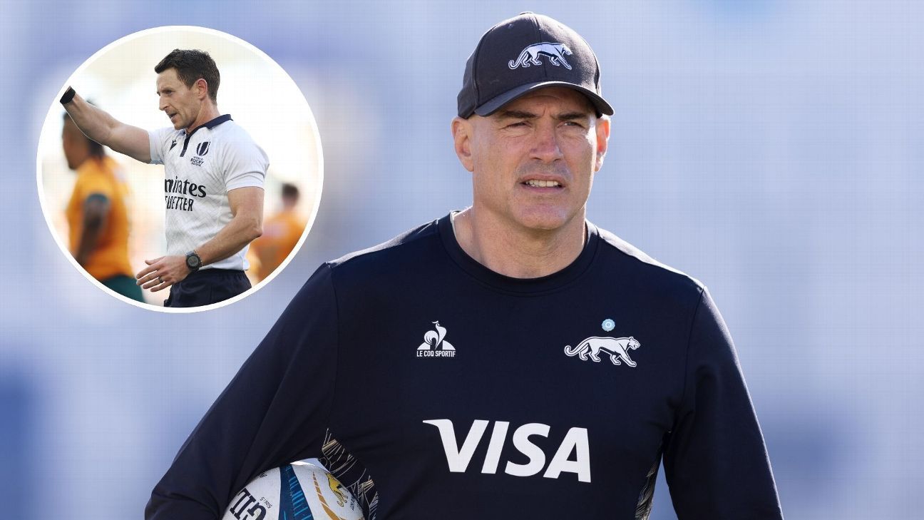 Felipe Contipomi était écrasant à propos de l'arbitrage dans les Pumas-Australie: "C'est une frustration"