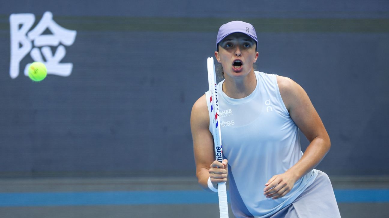 Swiatek est revenu avec tout en Chine et va devant Osorio sans penser à "écrasant" le calendrier