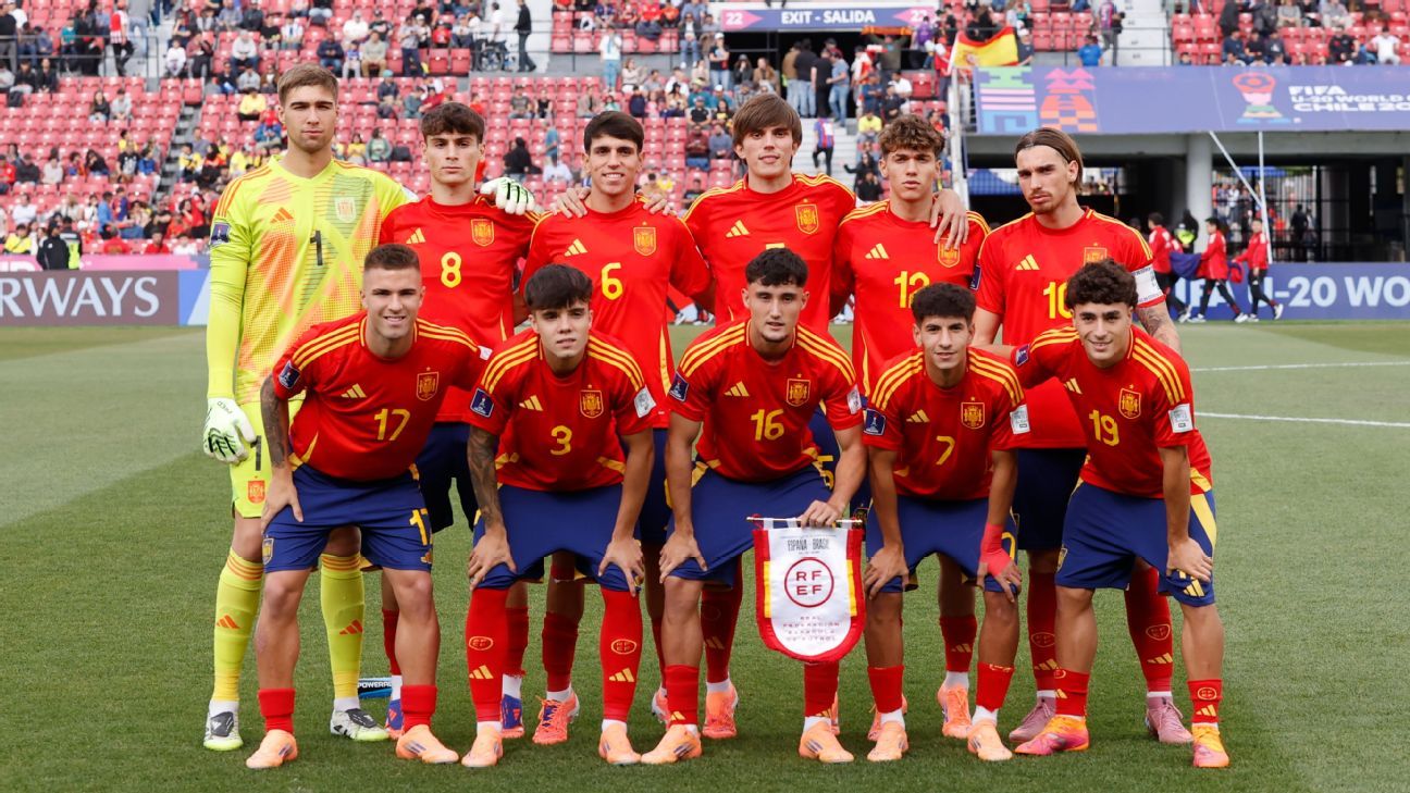Ce qu'il faut savoir sur l'Espagne, rivale de la Colombie en quarts de finale de la Coupe du monde des moins de 20 ans