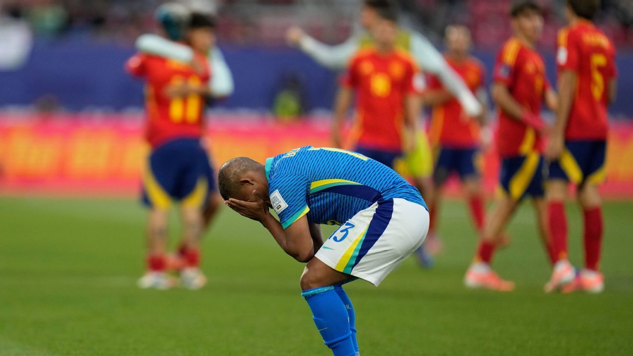 Élimination historique du Brésil dans la Coupe du monde U20 contre l'Espagne