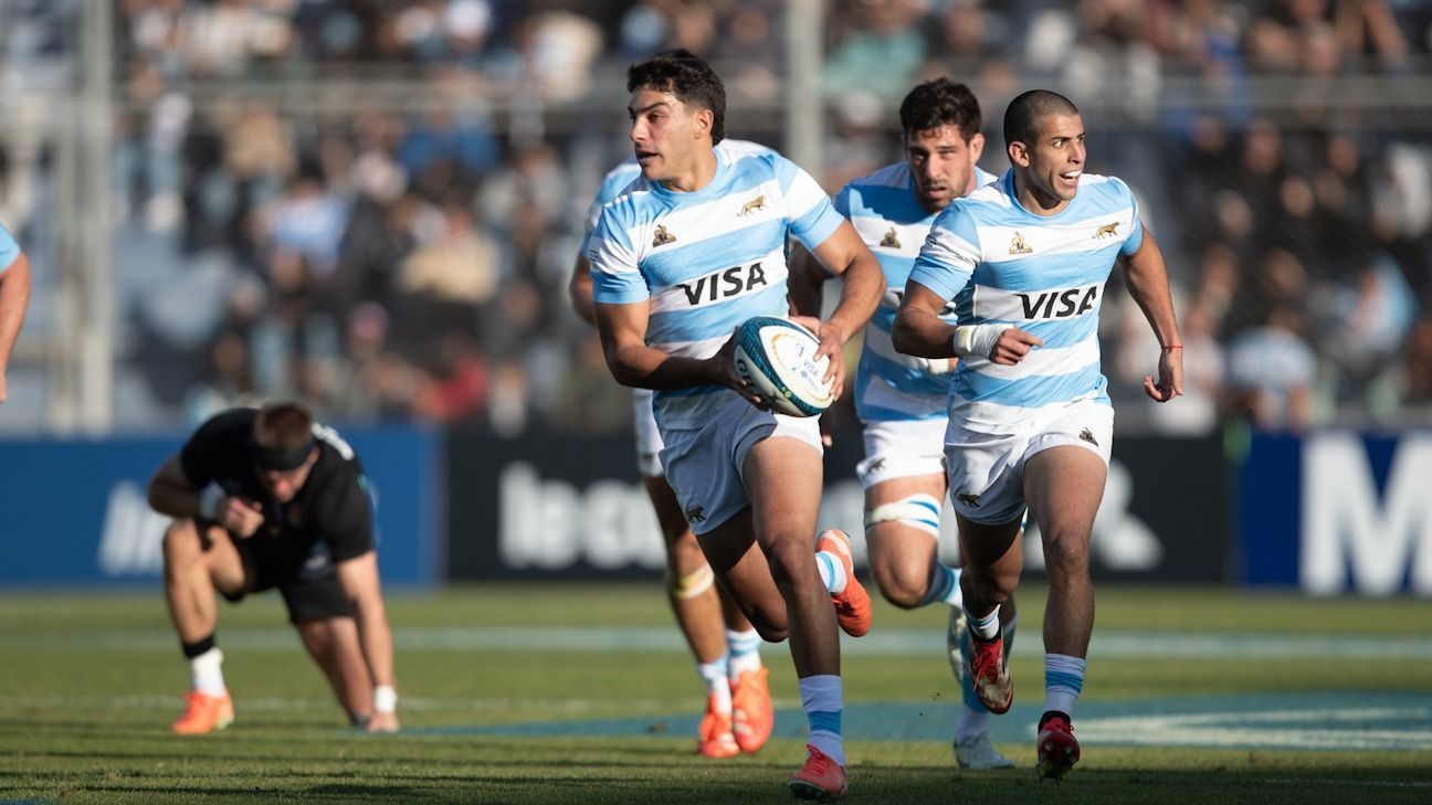 Le Pumas correspond à l'ordre du jour après la clôture du championnat de rugby