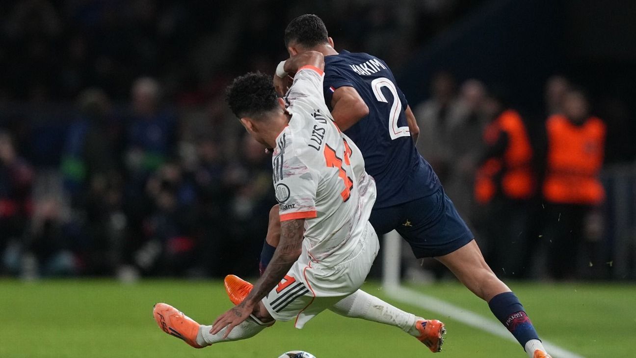 Le PSG a remis le rapport médical d'Achraf Hakimi après le tacle difficile de Luis Díaz