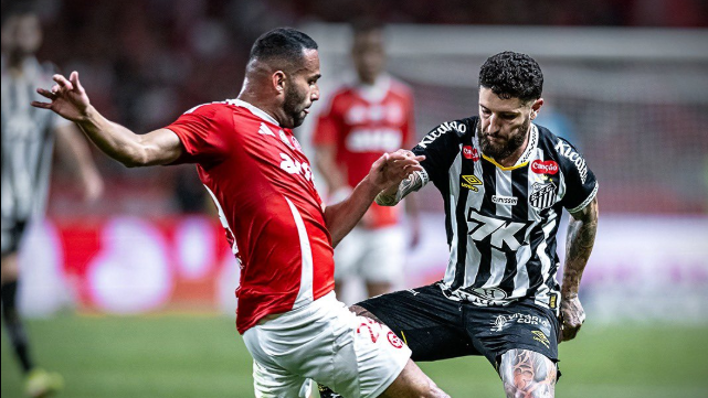 Sans Neymar, Santos est à égalité avec l'Inter et, à trois matches de la fin, est dans la zone de relégation