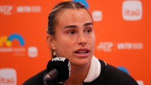 Aryna Sabalenka : « C&rsquo;est la première fois que ça m&rsquo;arrive de toute ma carrière »