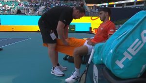 Cerúndolo et la demande d&rsquo;assistance médicale devant Medvedev qui a déclenché l&rsquo;alarme à l&rsquo;Open de Miami