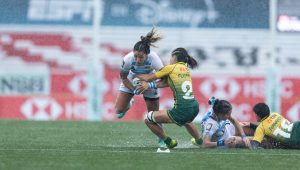 Essai de Las Yaguaretés en prolongation pour la victoire contre le Brésil lors de ses débuts
