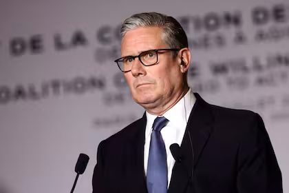 Le premier ministre du Royaume-Uni, Keir Starmer 