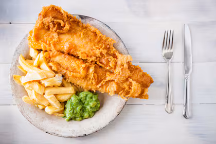 Le fish and chips britannique
