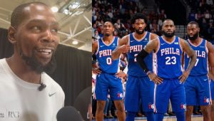 Kevin Durant compare les Warriors de 2017 aux Sixers de LeBron, alors que tout le monde disait que c’était injuste