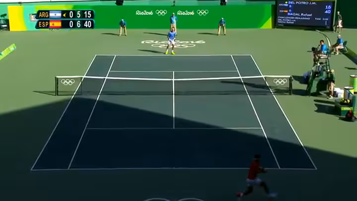 Lo mejor del éxito de Del Potro ante Nadal