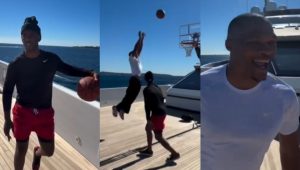 Westbrook et Paul : deux légendes du basket, un yacht et des alley-oops à la retraite