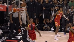 Victor Wembanyama réagit au contre d’Amen Thompson : j’aurais dû dunker