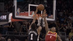 Spurs – Rockets (110-114) : Amen Thompson réalise un contre spectaculaire sur Wembanyama à l’ultime seconde