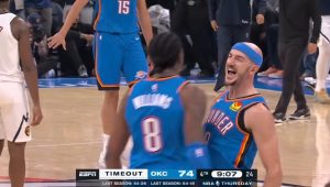 Résumé NBA nocturne : Thunder enchaîne face aux Nuggets